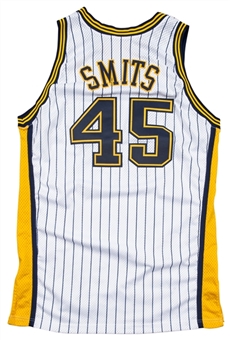 1998-99 Rik Smits Game Used Indiana Pacers Home Jersey
